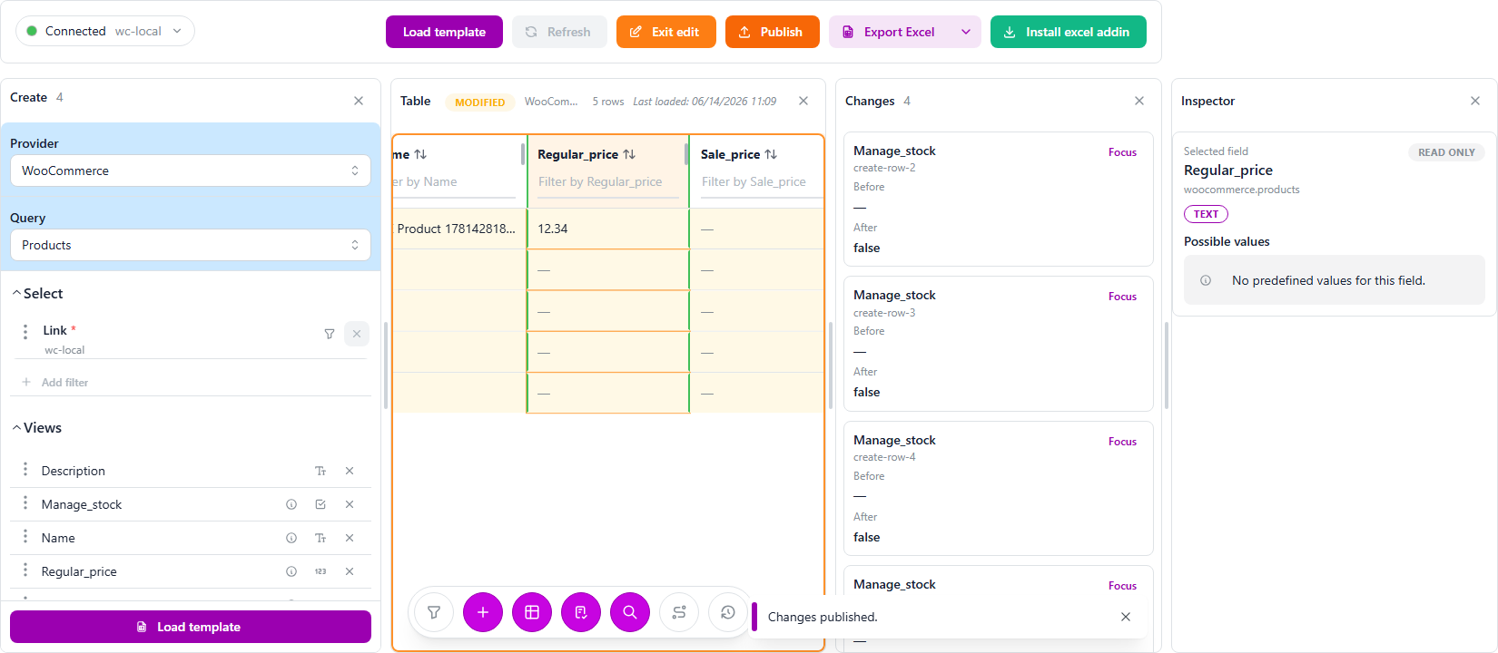 Creating a WooCommerce product collection from a template with LinkyFlow