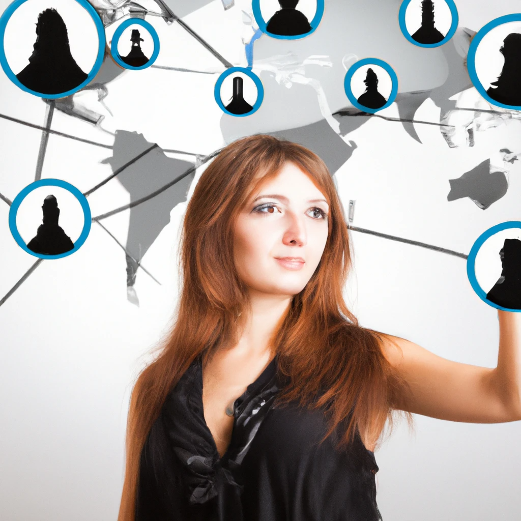 an image of people connected all over the world