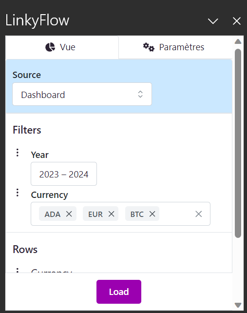 Add-in synchronise les wallets et transactions Binance